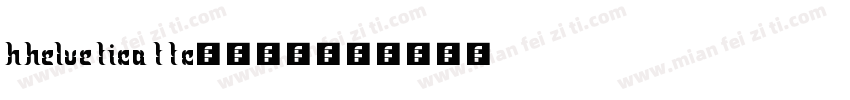 h helvetica ttc字体下载字体转换